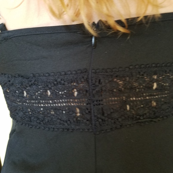 Sexy Black Skater Dress - Spaghetti Straps - Picture 3 of 4